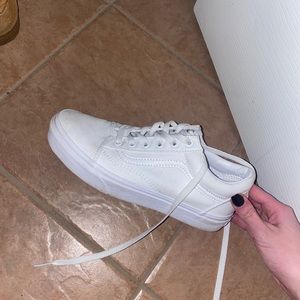 white old school vans